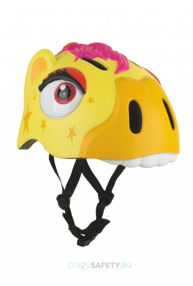 Шлем Yellow Zebra (Жёлтая лошадь) Crazy Safety