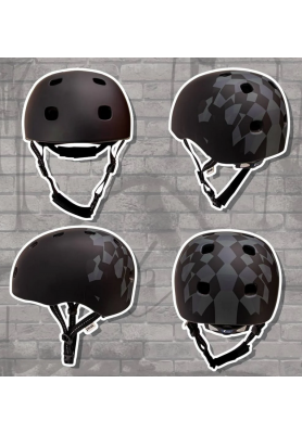 Шлем - RAMP- M/L  (black чёрный) Crazy Safety
